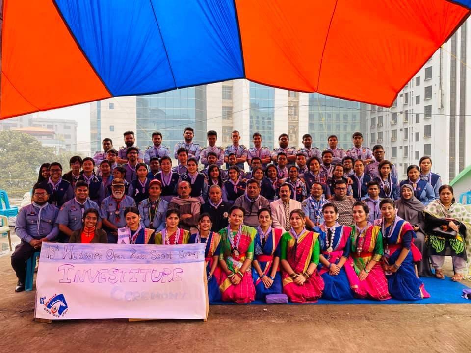 Special crew meeting and investiture event