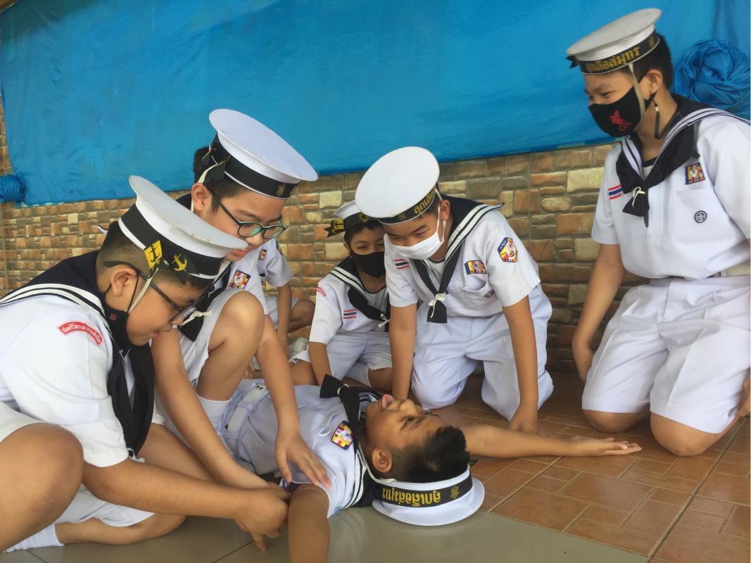 จิตอาสา สอนการปฐมพยาบาลเบื้องต้น