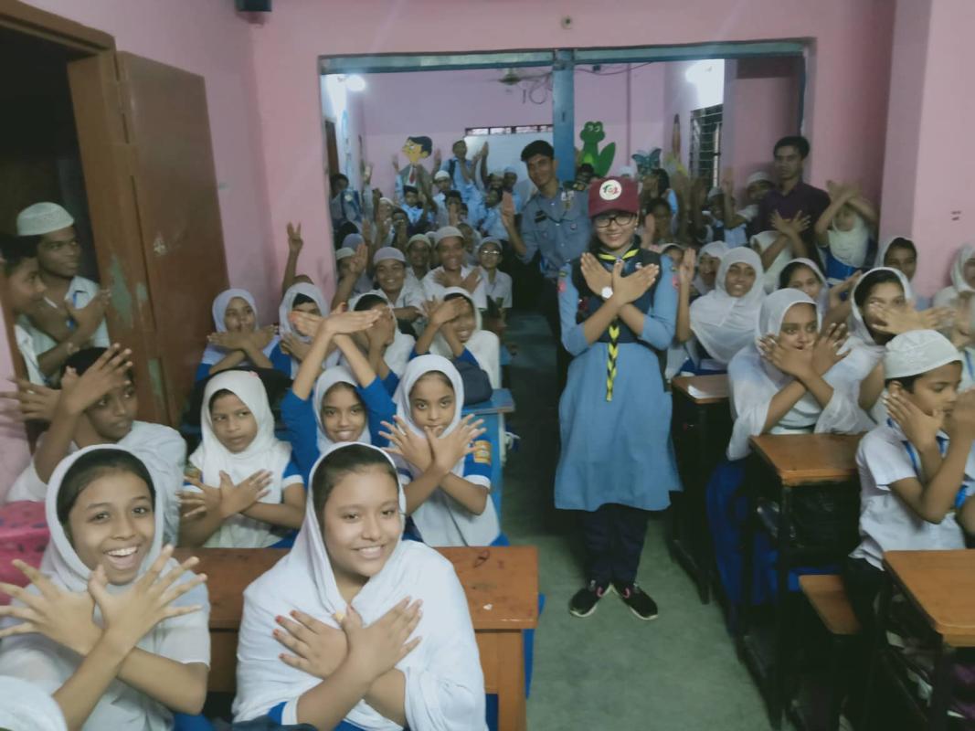 Gender equality related  Session and spreading peace massage on Schools of Manda area