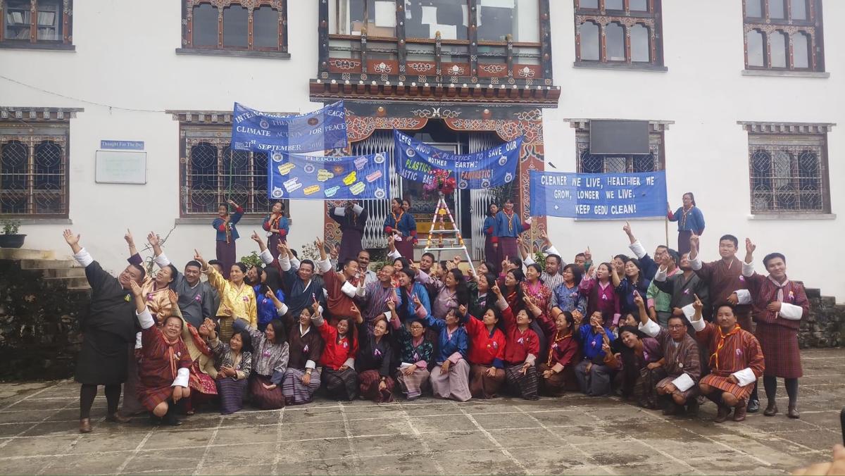 Celebrating International  Peace Day 