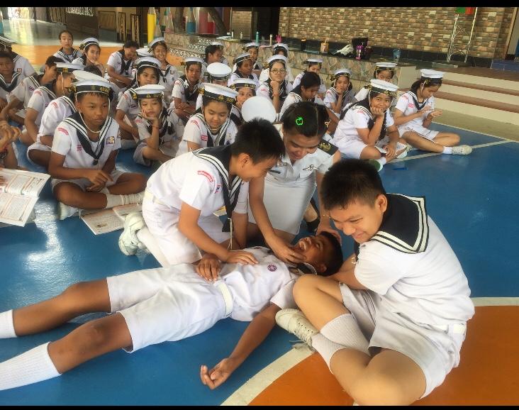 จิตอาสา ใคกซ้อมกรณีฉุกเฉิน