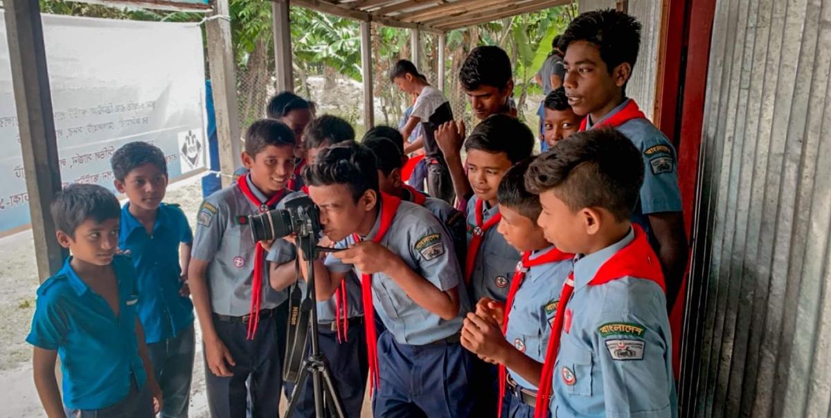 The eyes from the heart.