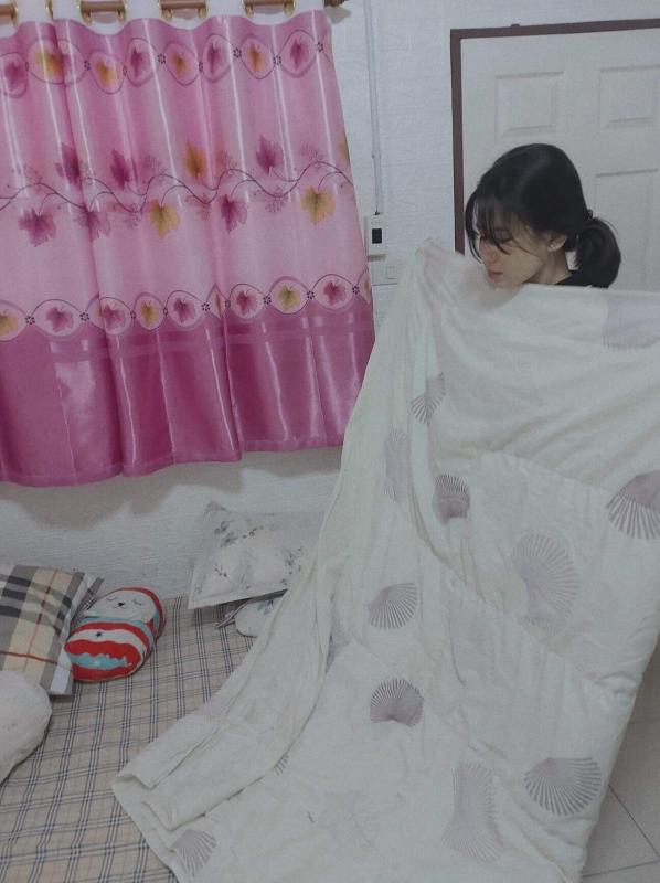 พับผ้าห่ม