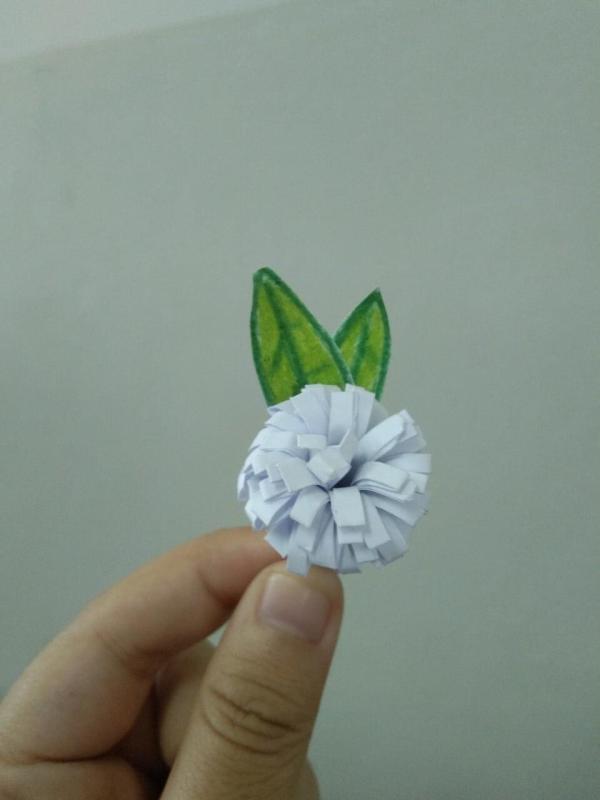 กิจกรรมทำดอกมะลิจากกระดาษรีไซเคิล