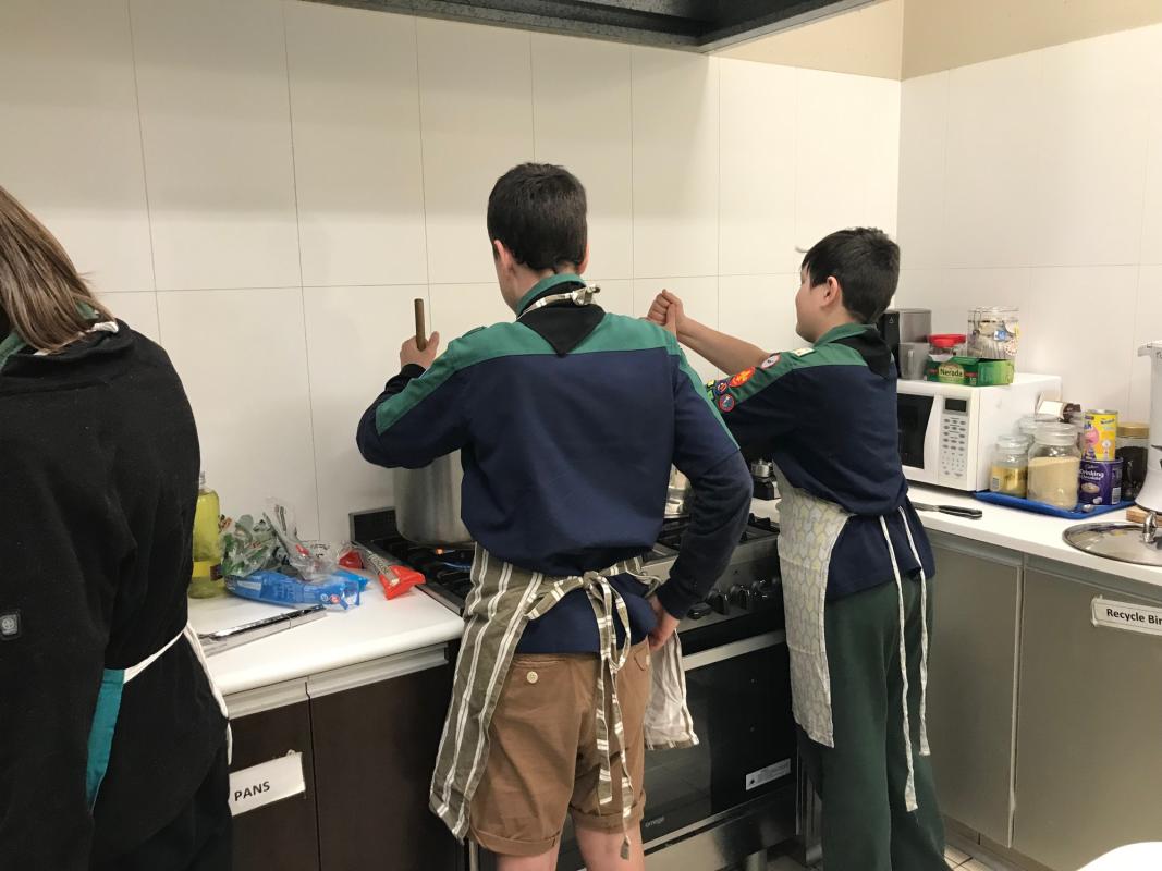 Food drive & cooking for St Benedict’s Community Centre