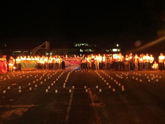 EARTH HOUR 2014, CANDLE LIGHT PARADE, Iriga City, Philippines
