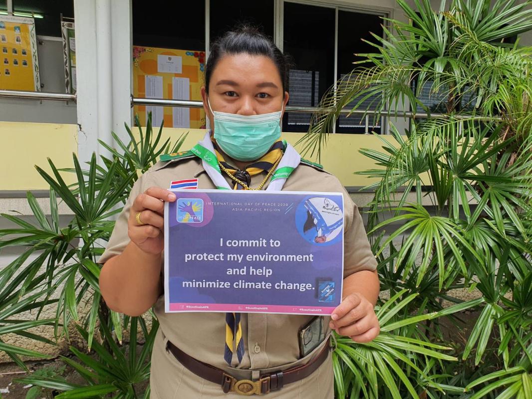 ร่วมกิจกรรมรณรงค์เนื่องในวันสันติภาพสากล