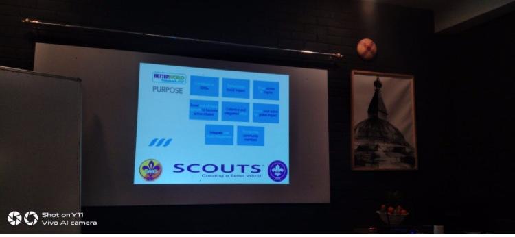 Teaching Scouts about Messenger's of Peace Network