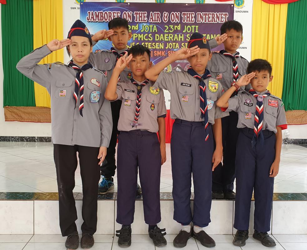 PENGAKAP PENDIDIKAN KHAS DAERAH SIPITANG KE WORLD 62ND JOTA & 23RD JOTI (STESEN PM4SJSC) SIPITANG DI SMK.SINDUMIN, SIPITANG