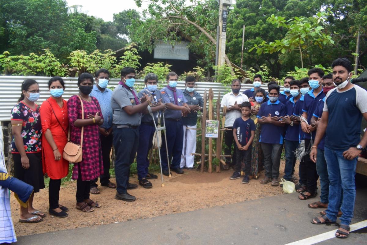 Baden Powell birthday celebration and plant for hope project by Kankesathurai district    phase 2 at kankesanthurai road tree planting 