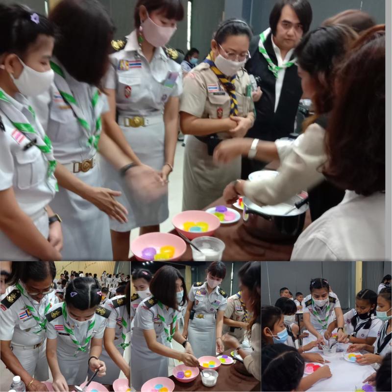 จิตอาสาพัฒนาการเรียนรู้หลักสูตรการทำวุ้นแฟนชี้พื่อต่อยอด