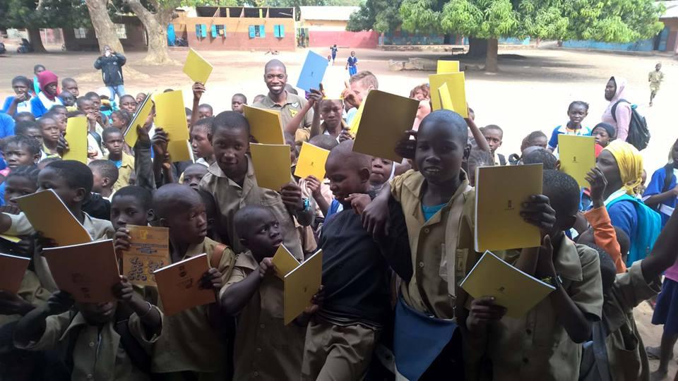 Help the school children, with school materials