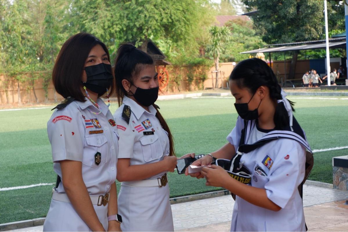 จุดบริการผู้ปกครองรับนักเรียนช่วงเย็น