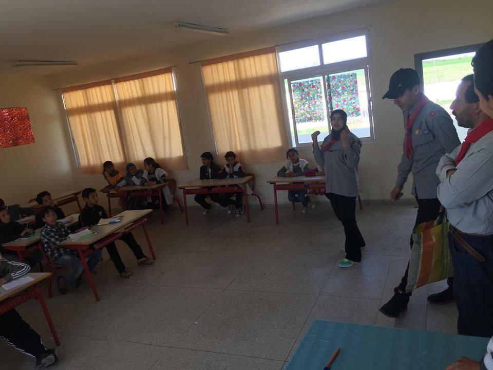 osm delegate of fez eljadid dar dbibgh organize the first activity at "saada" area