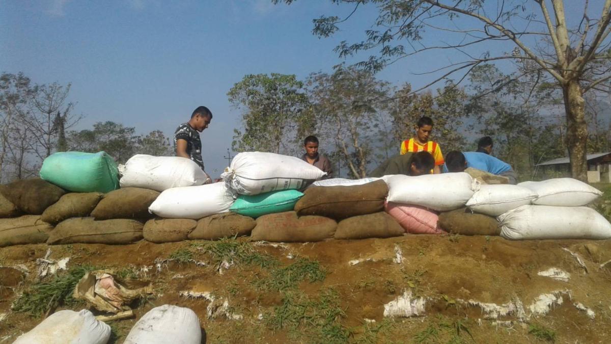 Preparing Archery Ground