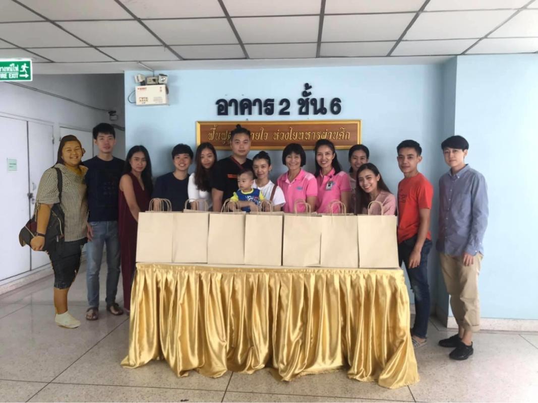 การร่วมบริจาคสิ่งของเครื่องใช้ให้แก่รพ.ทหารผ่านศึก