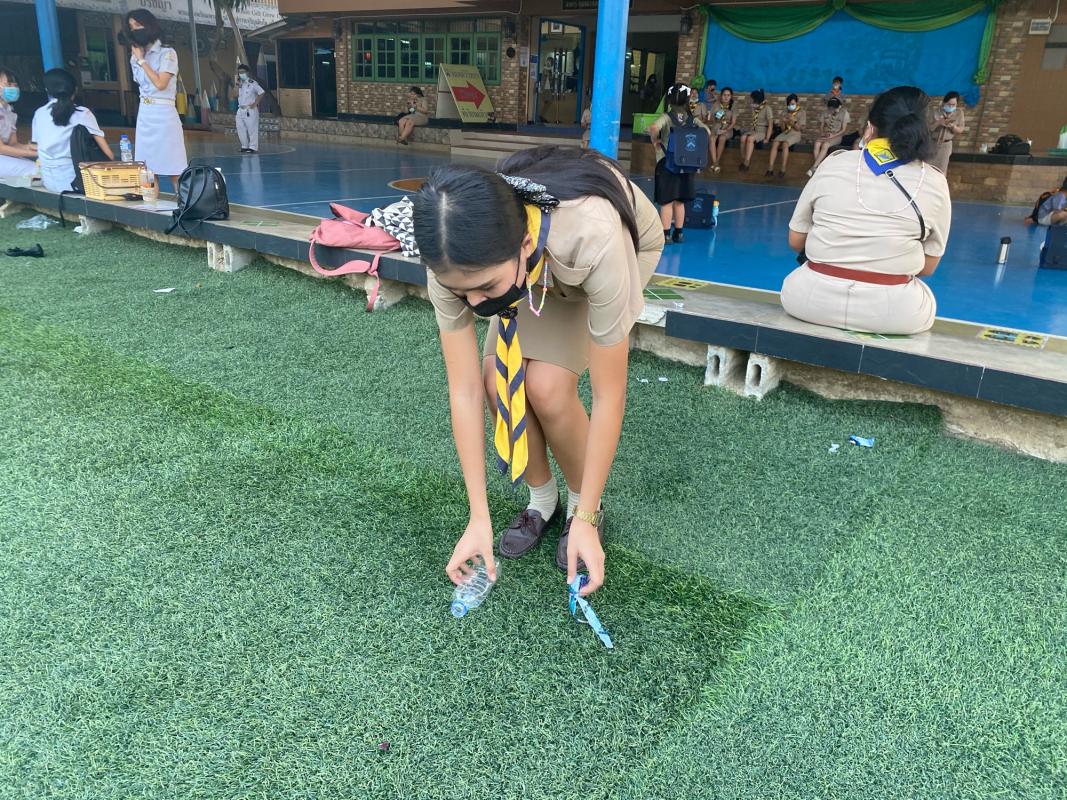 เก็บขยะ