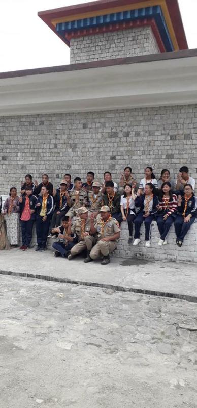 Cleaning a Chorten's Compound