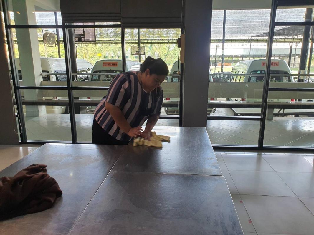 จิตอาสาการป้องกันเชื้อโรคและการควบคุมการติดเชื้อ