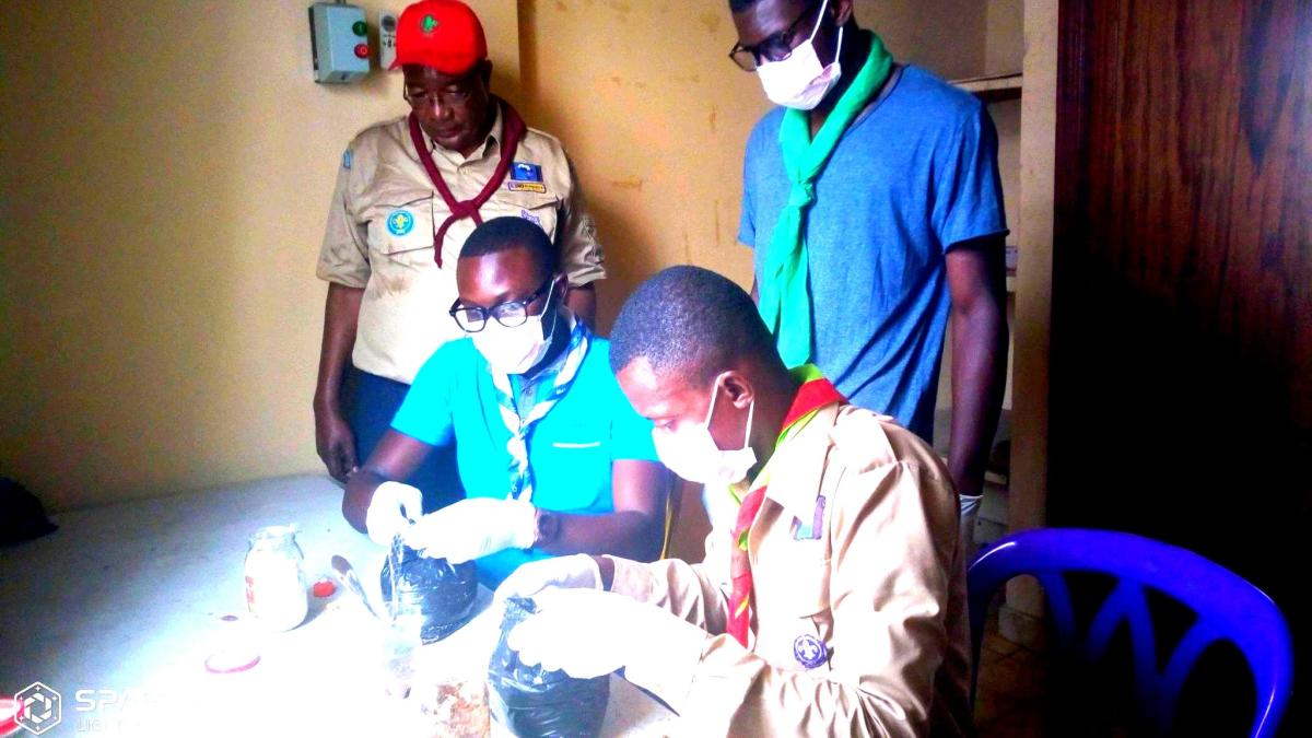 Lancement du Programme d'éducation scoute à la production alimentaire