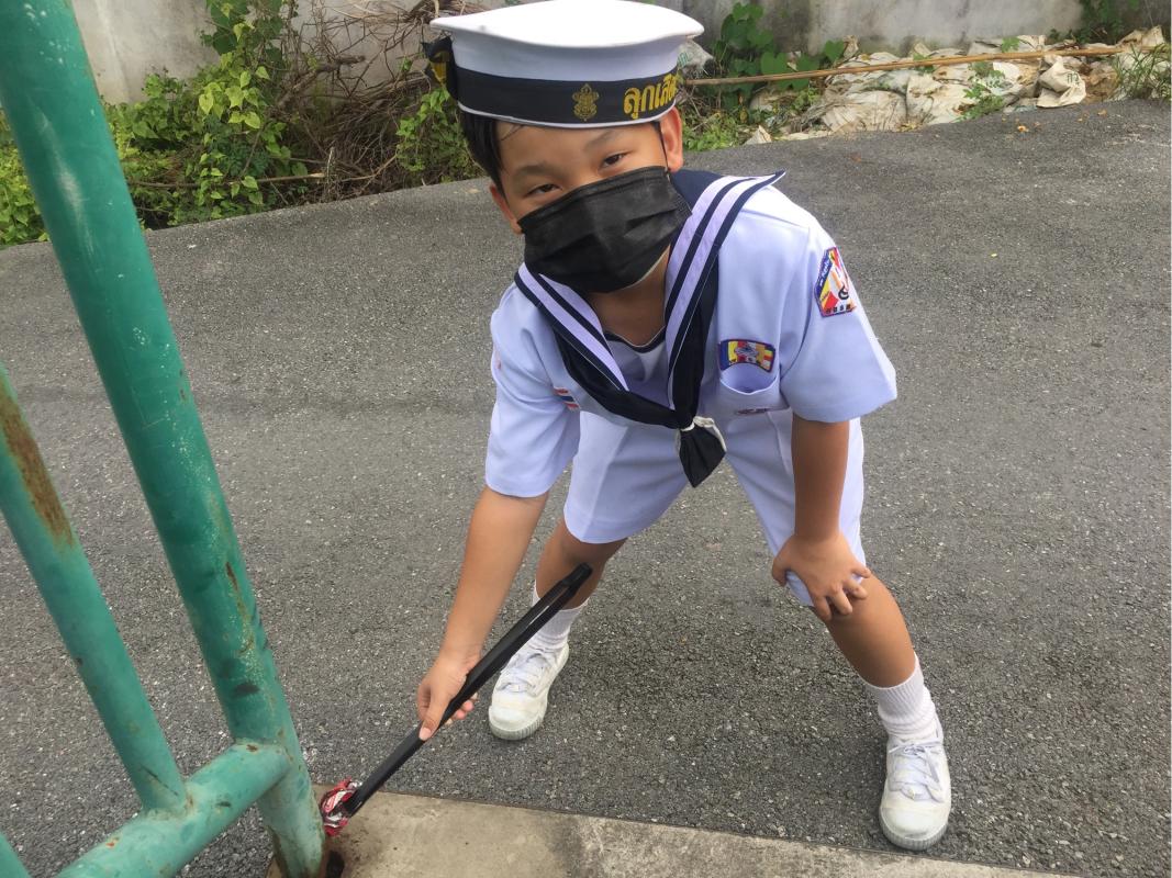 จิตอาสา เก็บขยะ