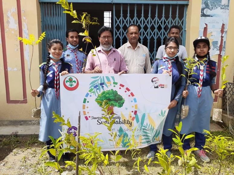 Strategic Tree Plantation at Various and random places of Madaripur