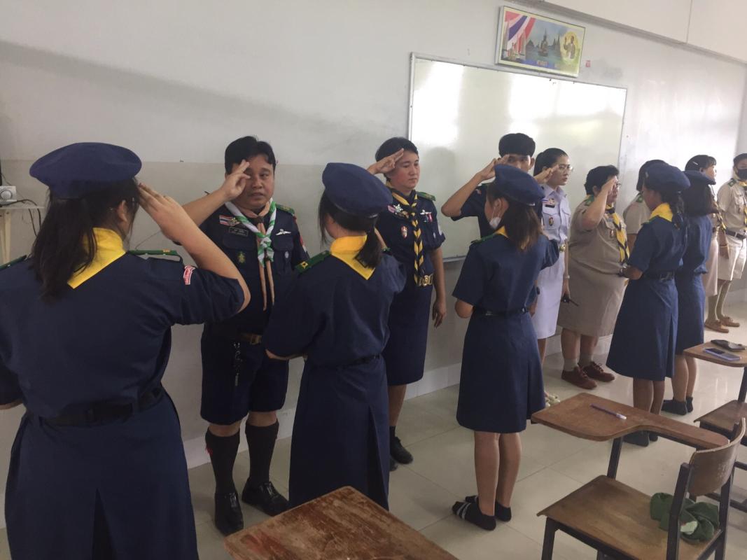 กิจกรรม รับเกียรติติบัตรลูกเสือ ปวช.1