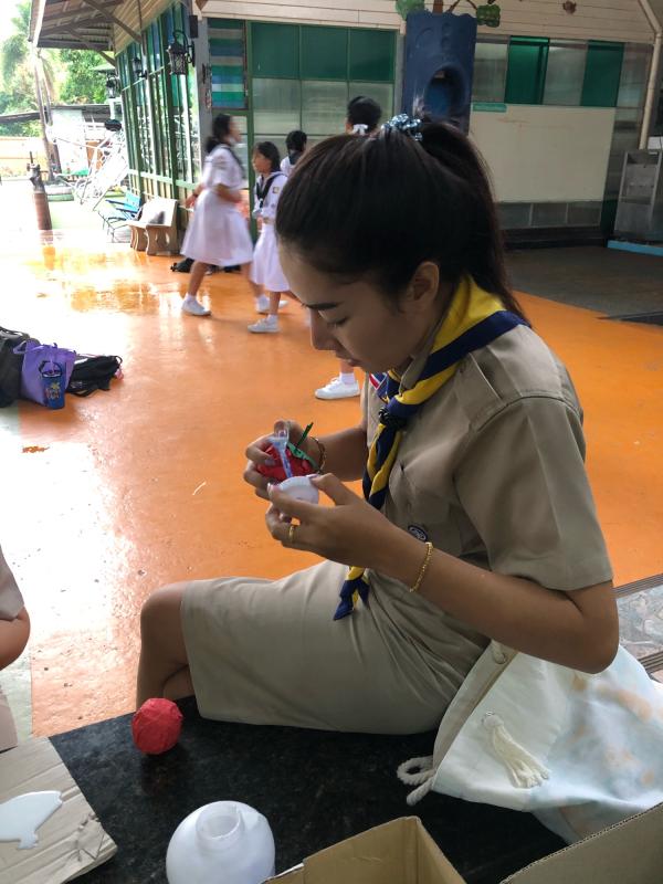 จิตอาสาทำสื่อการสอน