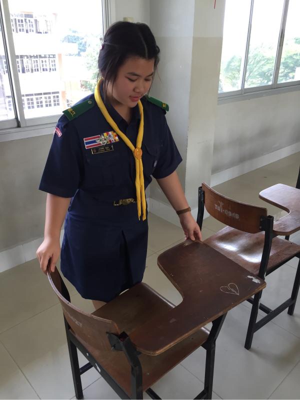 ทำความสะอาดห้องเรียน