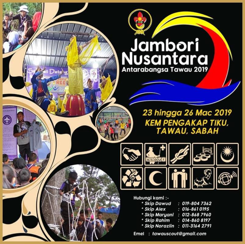 JAMBORI NUSANTARA ANTARABANGSA TAWAU 2019