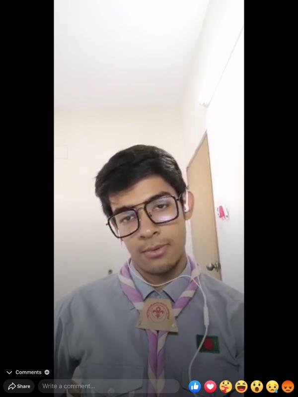 13th Troop Meeting of BIAM Model School and College Scout Group-686