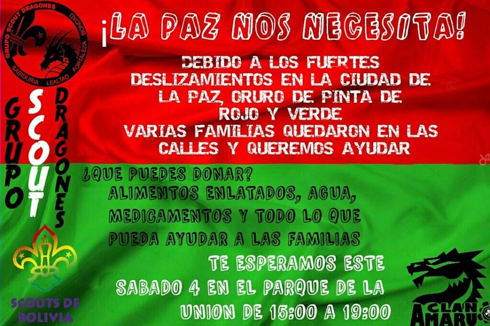 Una mano por La Paz