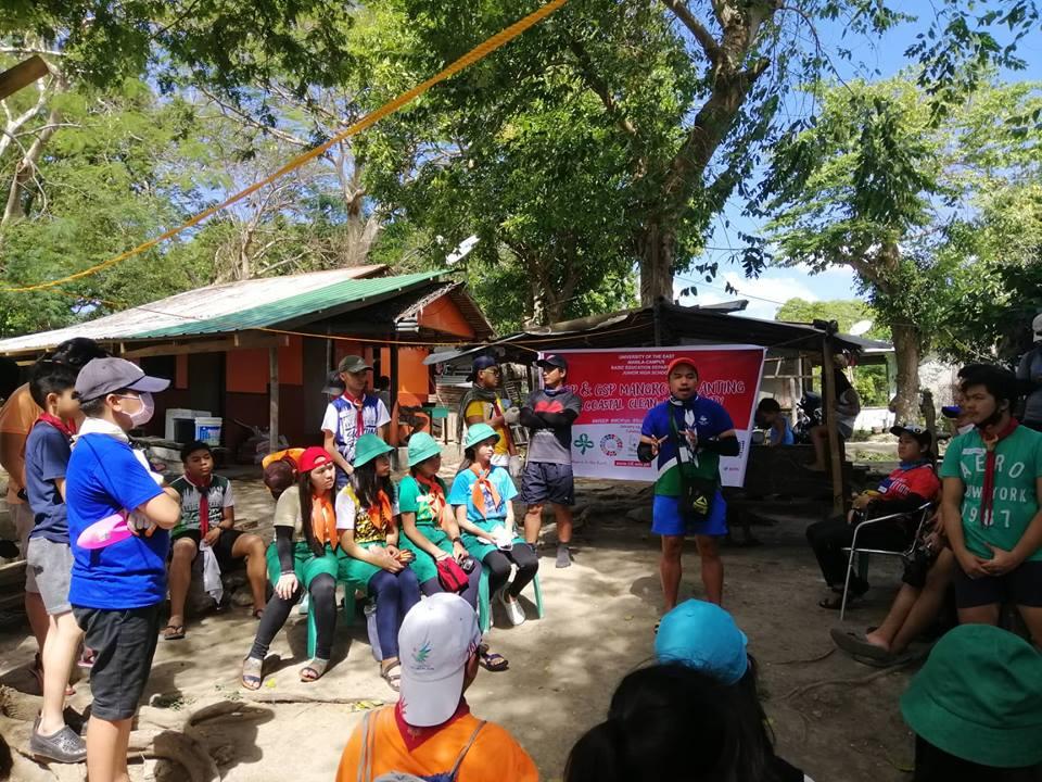 UE-BSP Outfit 1331 Mangrove Tree Planting and Coastal Clean-Up Activity 