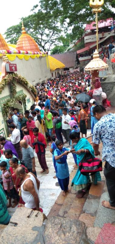 State Level Service Camp During Ambubachi Mela at Kamakhya Dham with the mission of Swatch Bharat Sundar Bharat for the year 2019 .