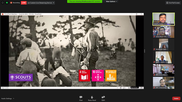 I AM A GLOBAL CITIZEN - A WEBINAR ON SUSTANIABLE DEVELOPMENT GOALS