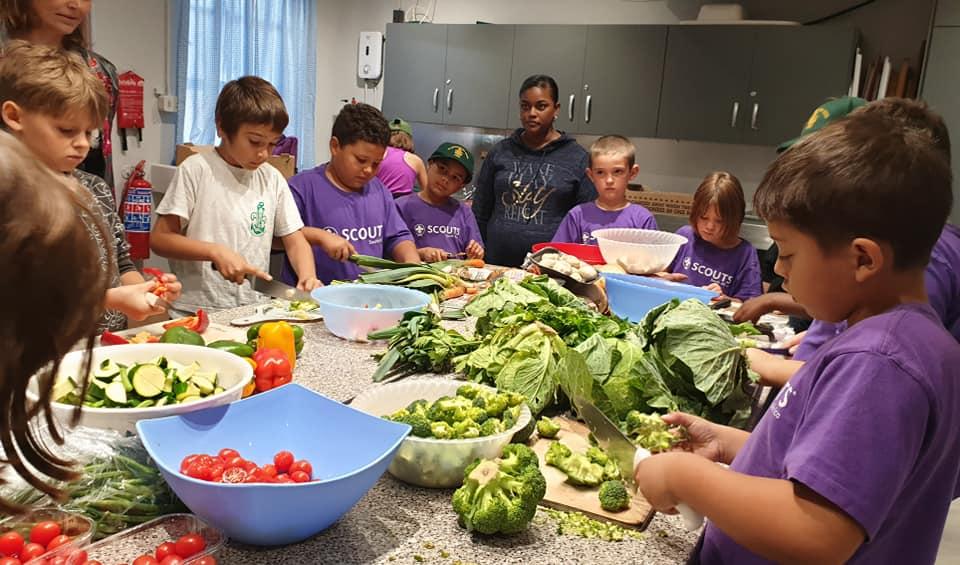 Cubs run Soup Kitchen for the Haven Night Shelter in Cape Town, South Africa