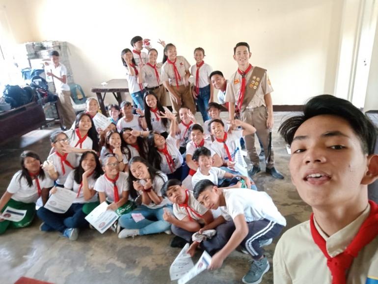 Awarding entry of caloocan high school senior scout