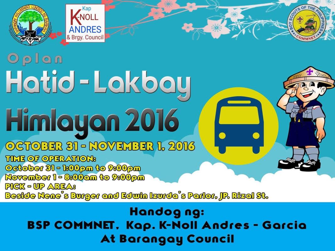 Oplan Hatid-Lakbay Himlayan 2016