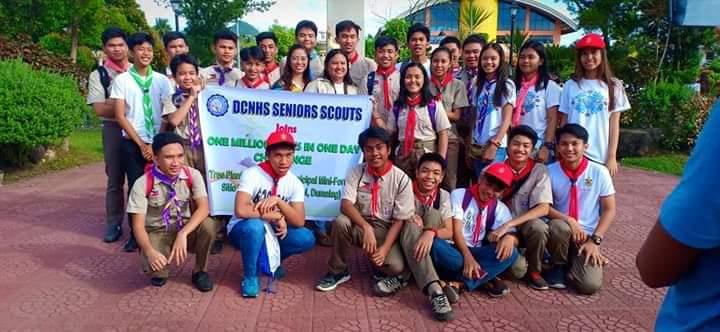DCNHS Senior Scouts joins in One Million Trees In One Day Challenge