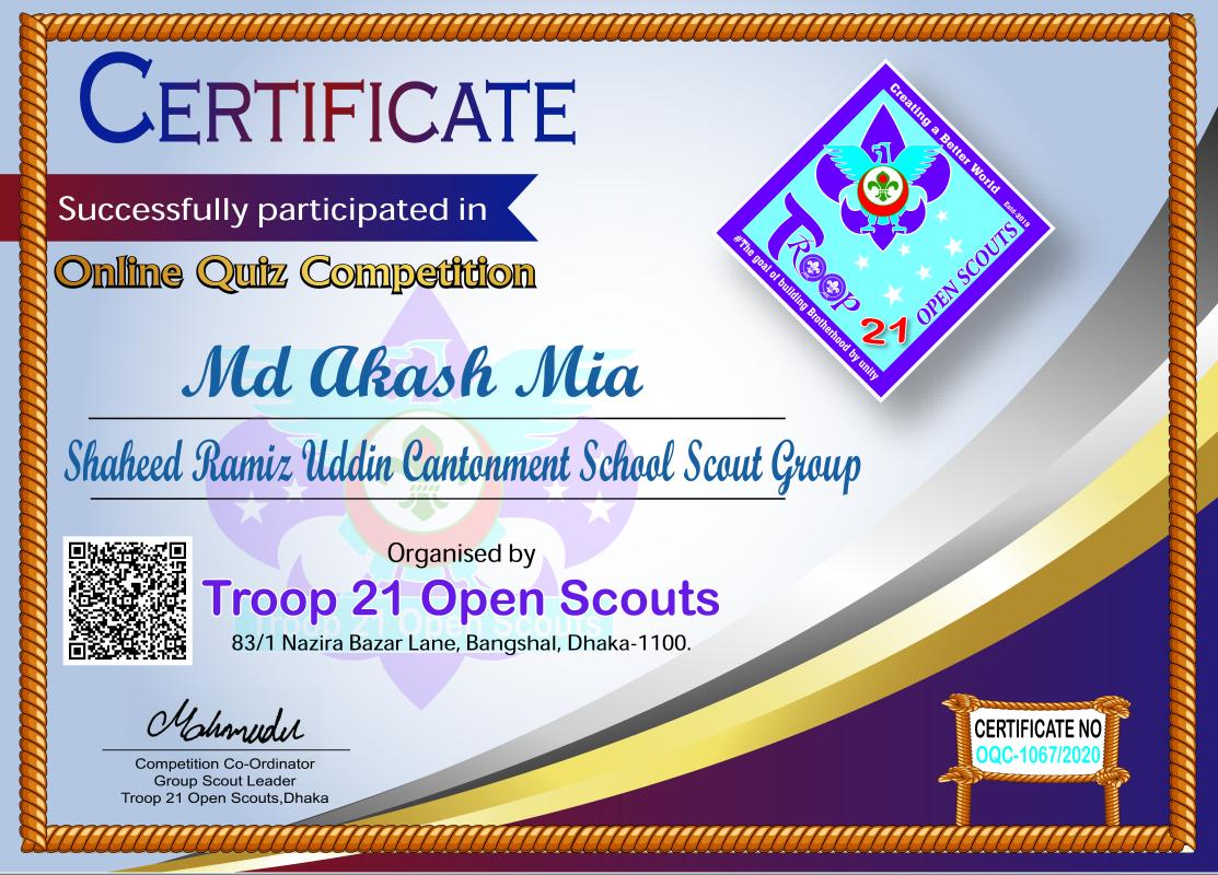 Online Quiz Competition 