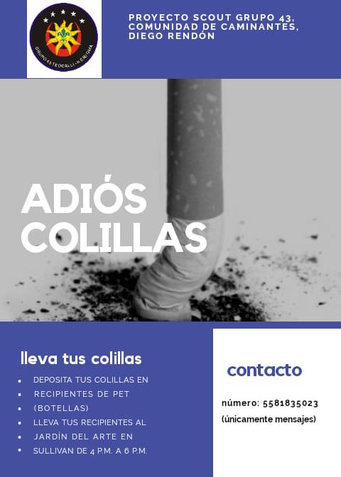 Adiós colillas Cuauhtémoc 