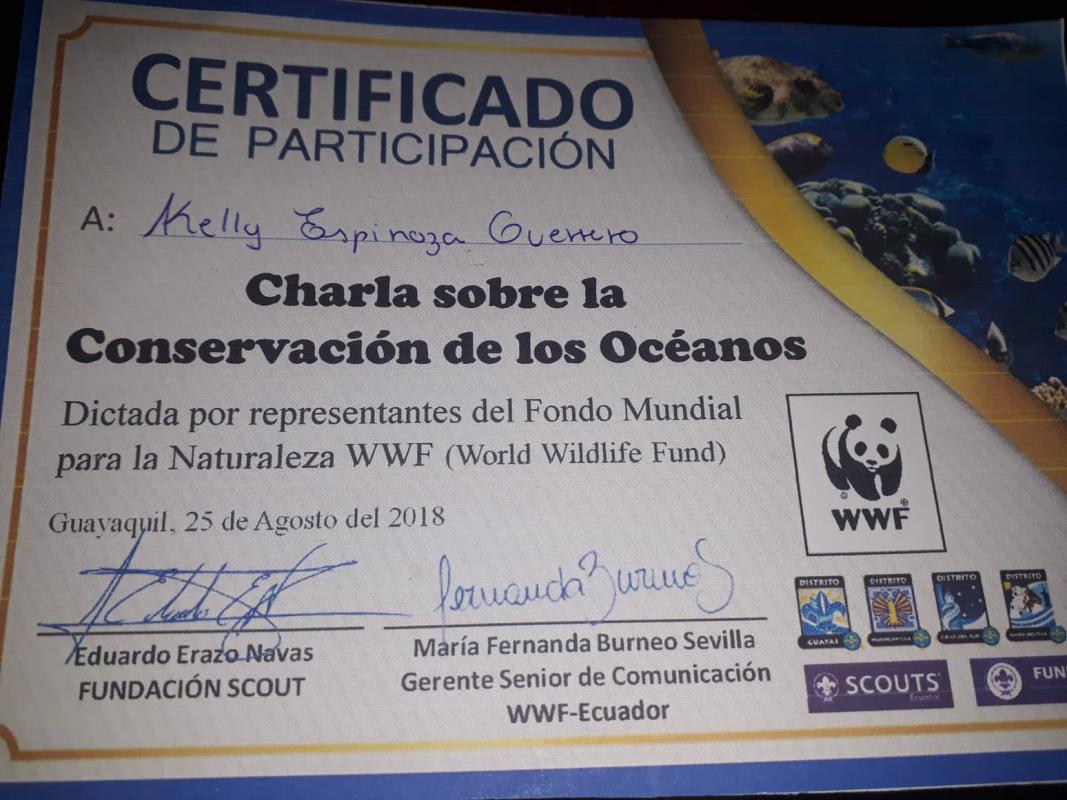 CHARLA DE CONSERVACIÓN DE LOS OCÉANOS