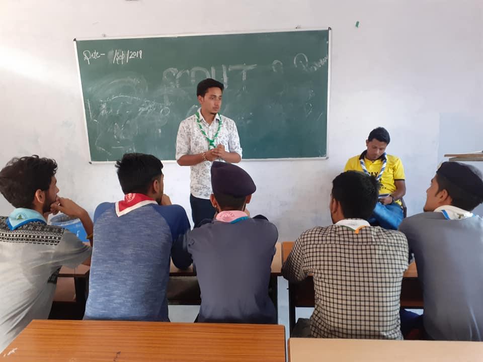 Service During Tritiya Sopan Testing Camp 