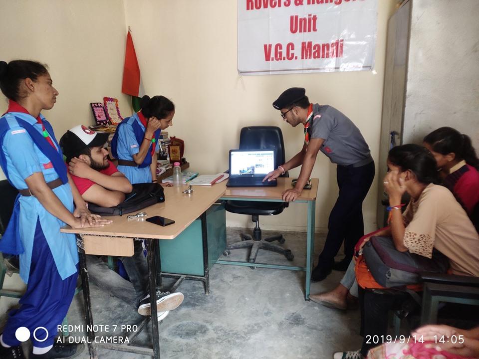 CELEBRATED HINDI DAY & MEETING REGARDING SCOUTING SYLLABUS AND  PREPARATION FOR STATE LEVEL MOOT FOR ROVERS AND RANGERS