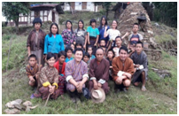 Plant Golden Hedges around Perung Lhakhang