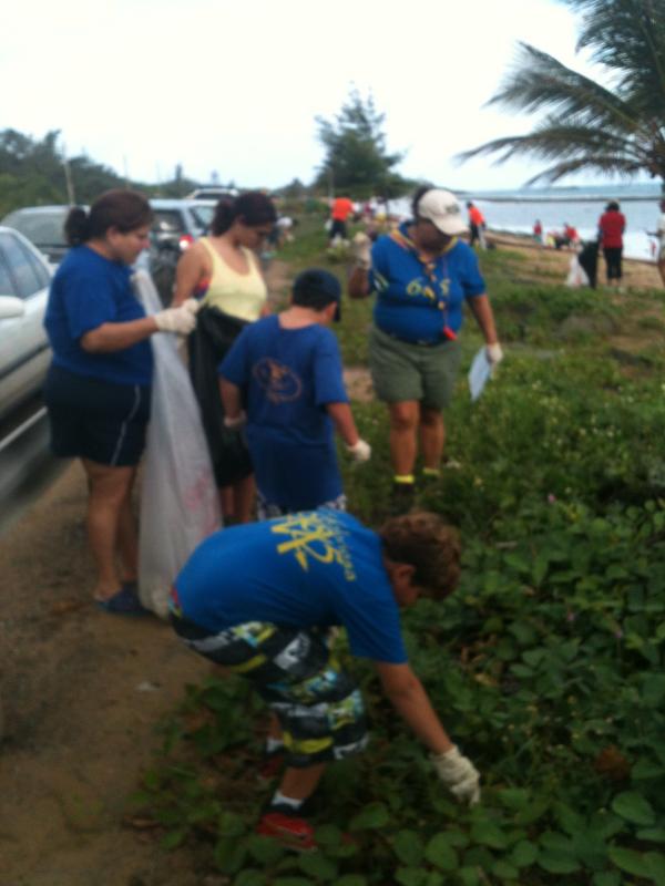 Limpieza de las costas