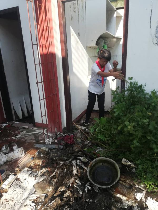 ENHANCEMENT OF HOME ECONOMICS BUILDING (CLEANING THE GARDEN AND PLANTING FLOWERING/ORNAMENTAL PLANTS)