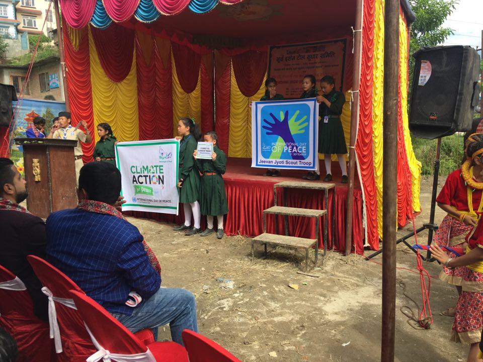 Awareness and commitment on Climate Action for Peace
