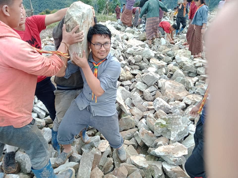 Renovation of chorten