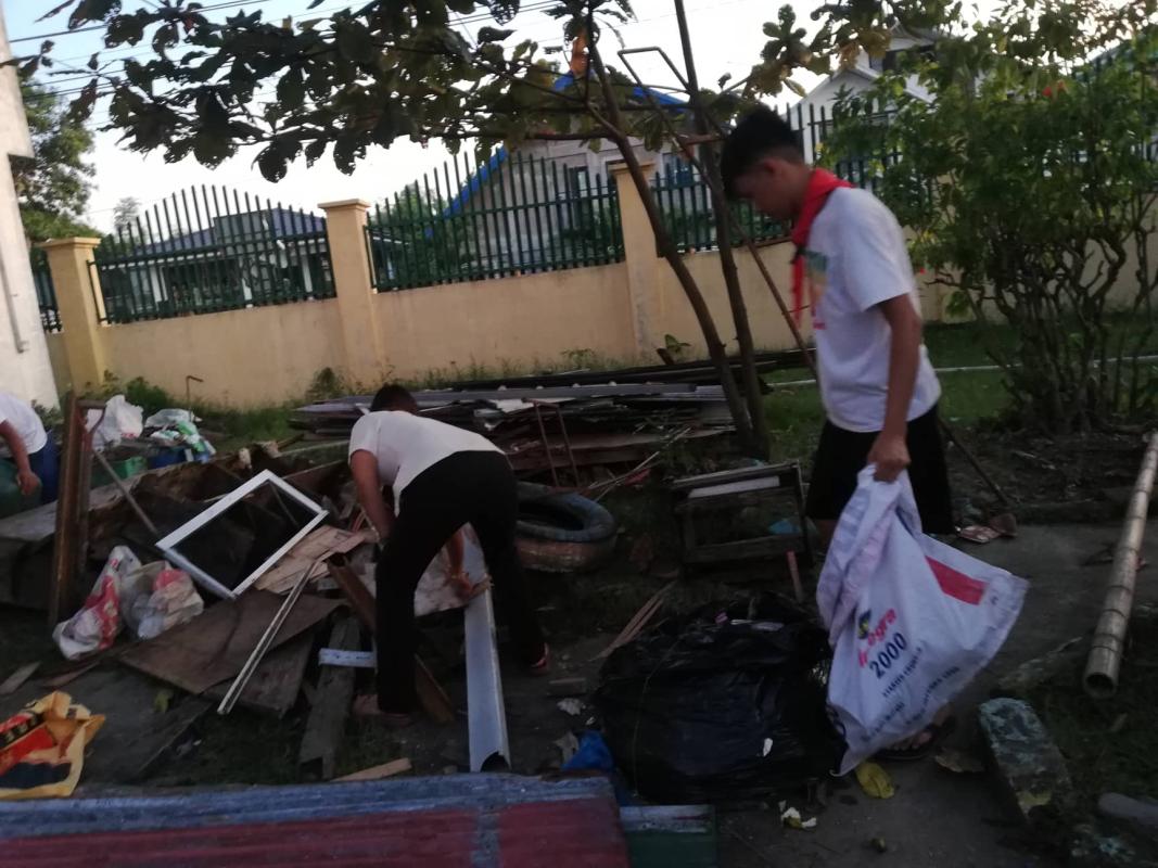 ENHANCEMENT OF THE HOME ECONOMICS BUILDING (CLEANING THE GARDEN AND PLANTING FLOWERING/ORNAMENTAL PLANTS)